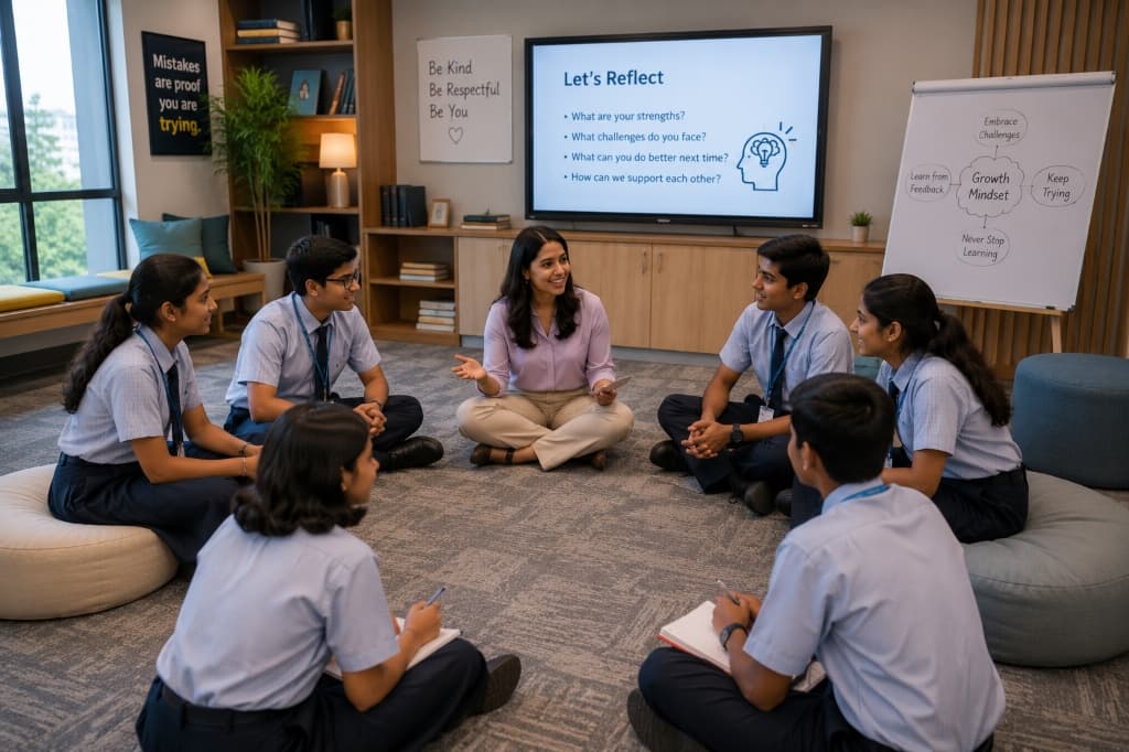 BrainHap Students Mind Lab Classroom Activity and Psychologist Interaction