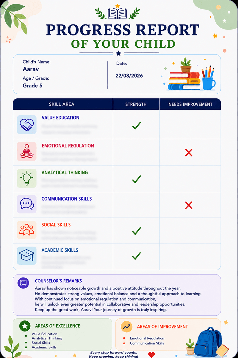 BrainHap Mind Lab Personalized Progress Report