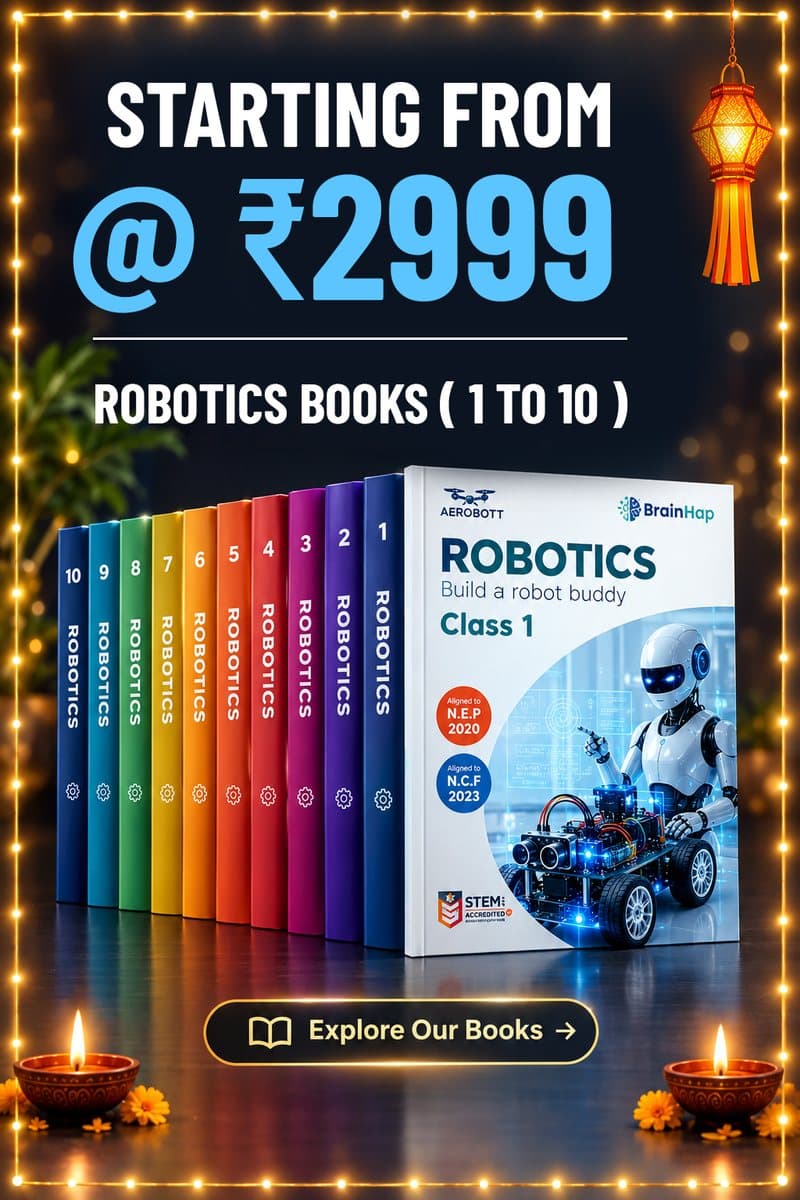Diwali offer: Robotics books for class 1 to 10 starting from ₹2999