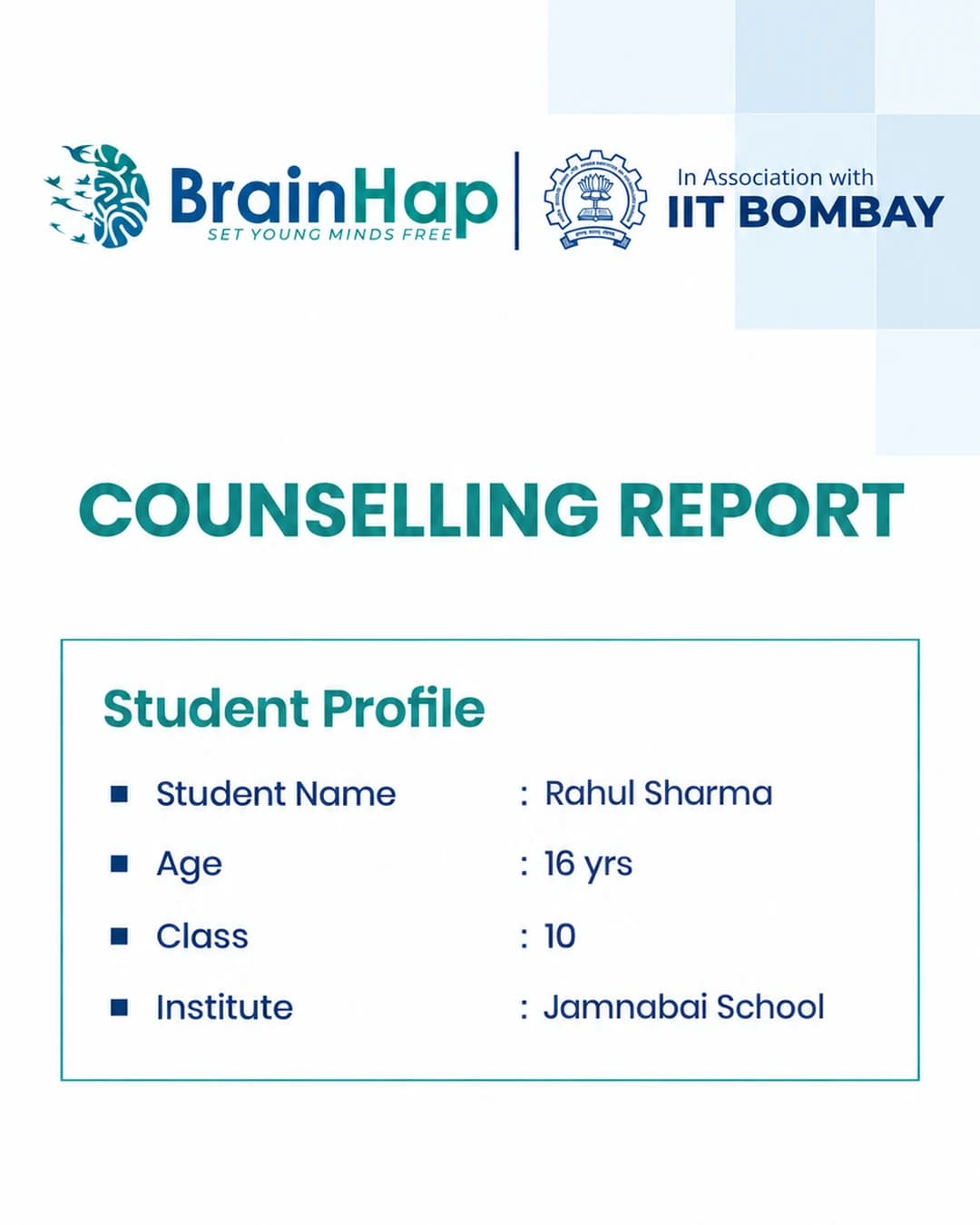 Our Comprehensive Career Counselling Report
