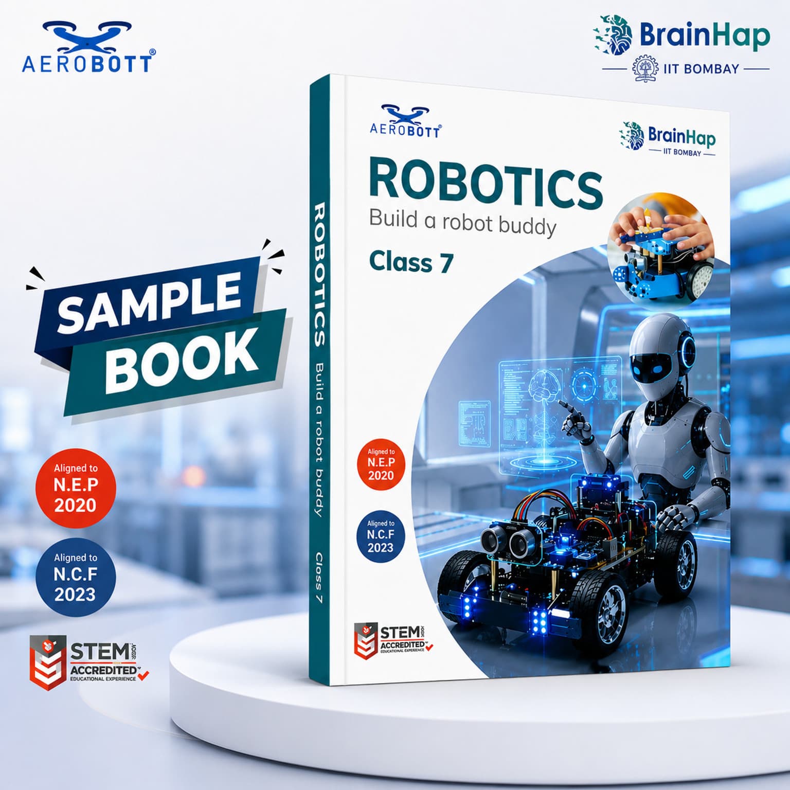 BrainHap Class 1–10 Robotics Books | Robotic Book Combo view 3