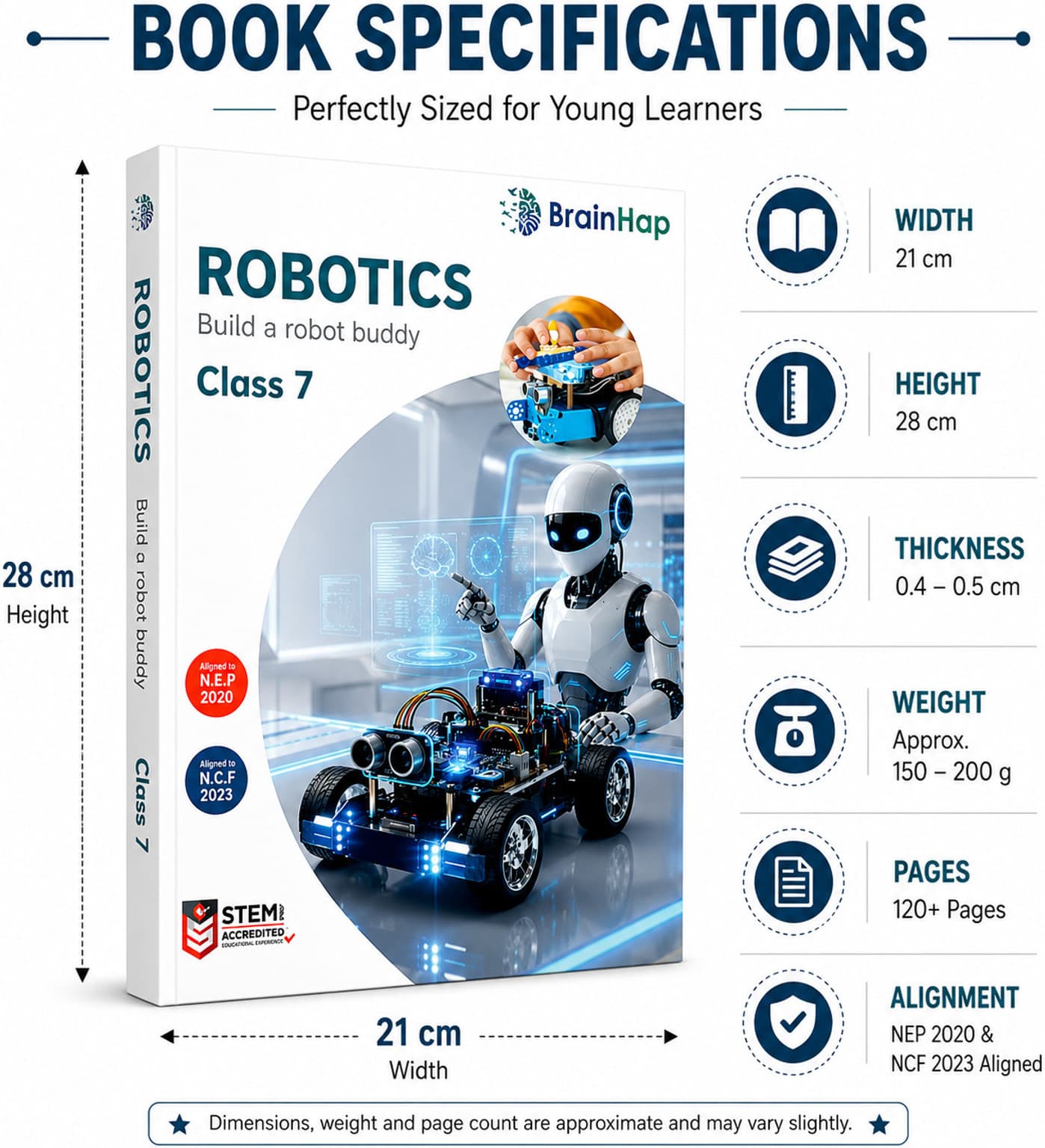 BrainHap Class 1–10 Robotics Books | Robotic Book Combo view 2
