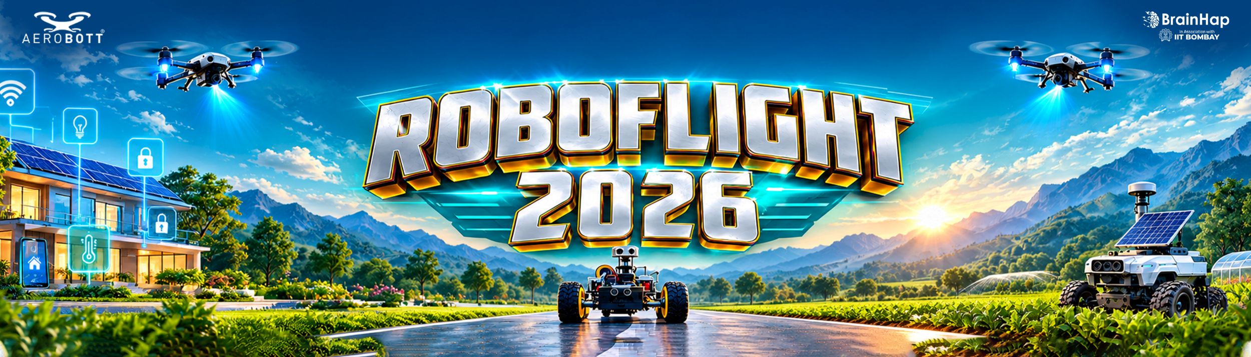 RoboFlight 2026 - Hands-on Robotics and Drone Workshop for School Students by AEROBOTT & BrainHap